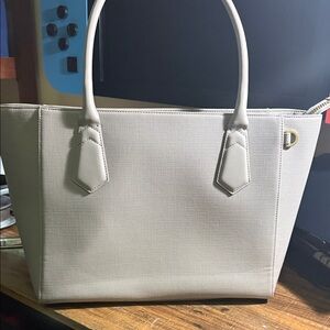 Dagne Dover Cream Tote Bag